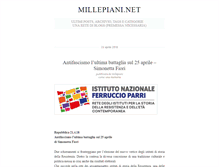 Tablet Screenshot of millepiani.net